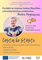 Přednáška významné české filosofky prof. PhDr. Anny Hogenové, CSc.  -998